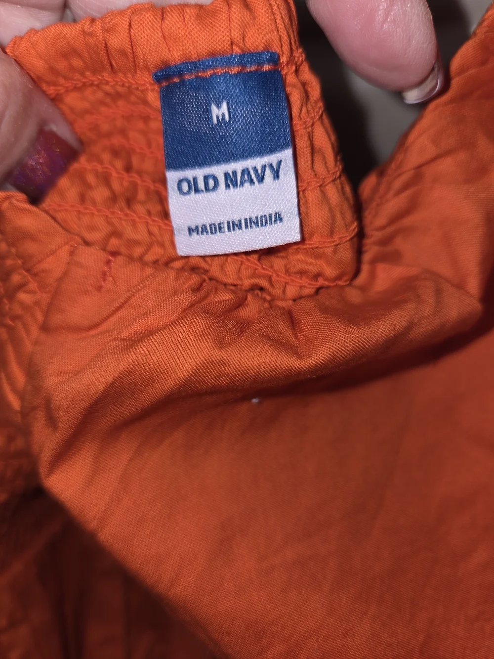 Old Navy bright orange